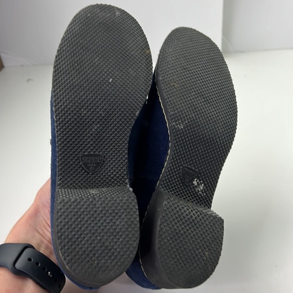 Aqua Skips Waterproof Blue Suede Oxford Lace ups shoes - Picture 8 of 12